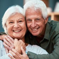 The Gardens | Senior couple smiling